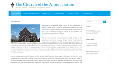 Desktop Screenshot of annunciationchurch.org