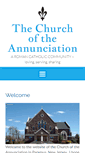 Mobile Screenshot of annunciationchurch.org